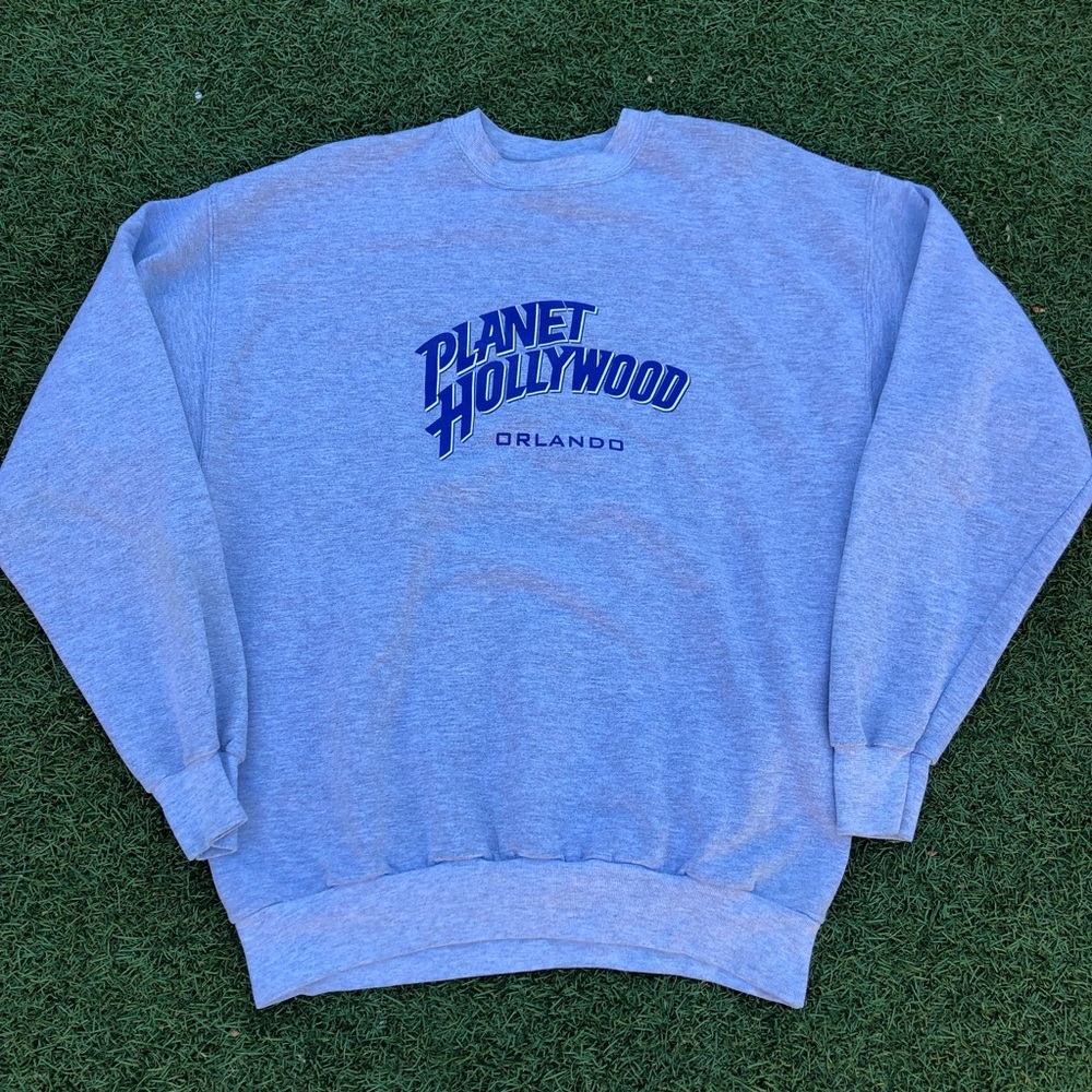 Vintage Planet Hollywood Crewneck Sweatshirt 🌎 - Picture 1 of 3